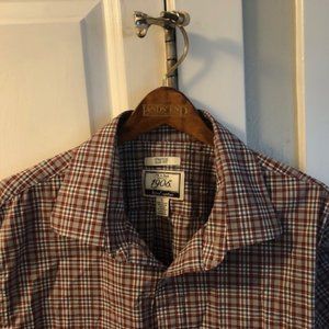 Jos A. Bank Plaid Dress Shirt